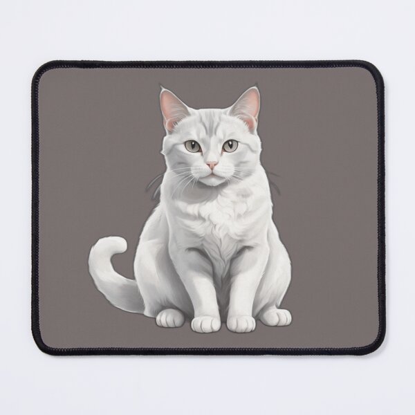 Item preview, White Gray Cat designed and sold by PierreAlbijanic.