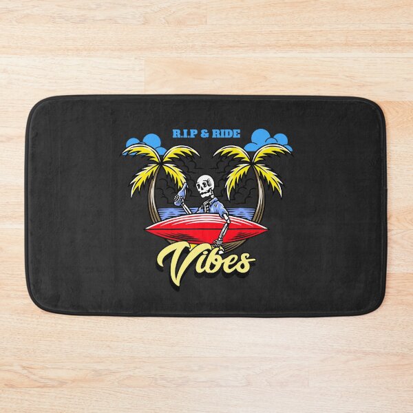 Item preview, RIP & RIDE Vibes - Surfing Skeleton  designed and sold by MrLAS.
