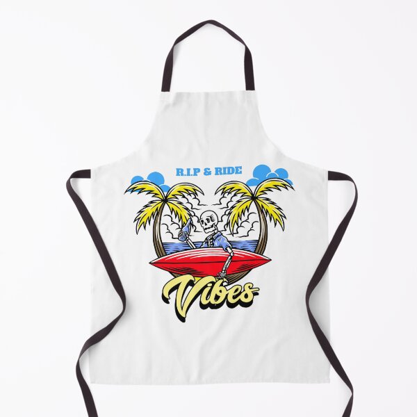 Item preview, RIP & RIDE Vibes - Surfing Skeleton designed and sold by MrLAS.