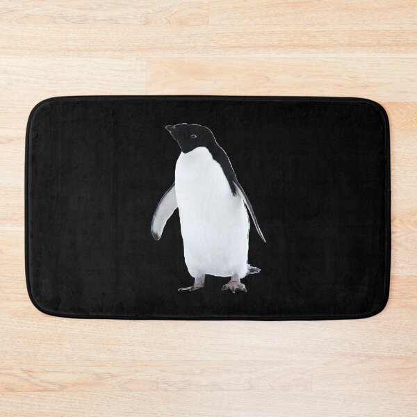 Item preview, Adelie Penguin (black background)  designed and sold by SBPenguins.