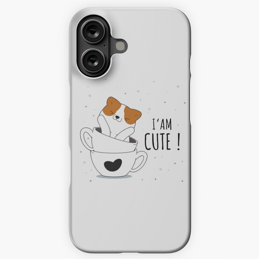 Cute Sunshine iPhone Snap Case - cute pet design by HackerLooks