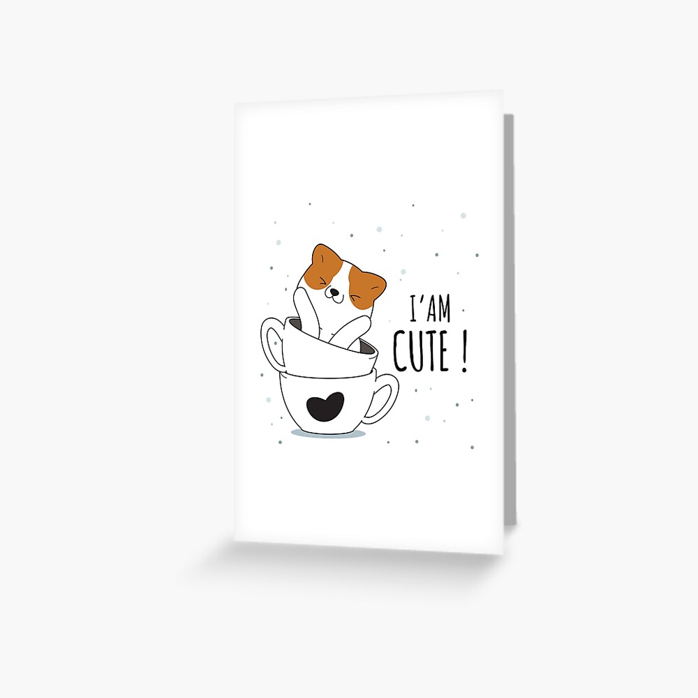 Cute Sunshine Greeting Card - cute pet design by HackerLooks