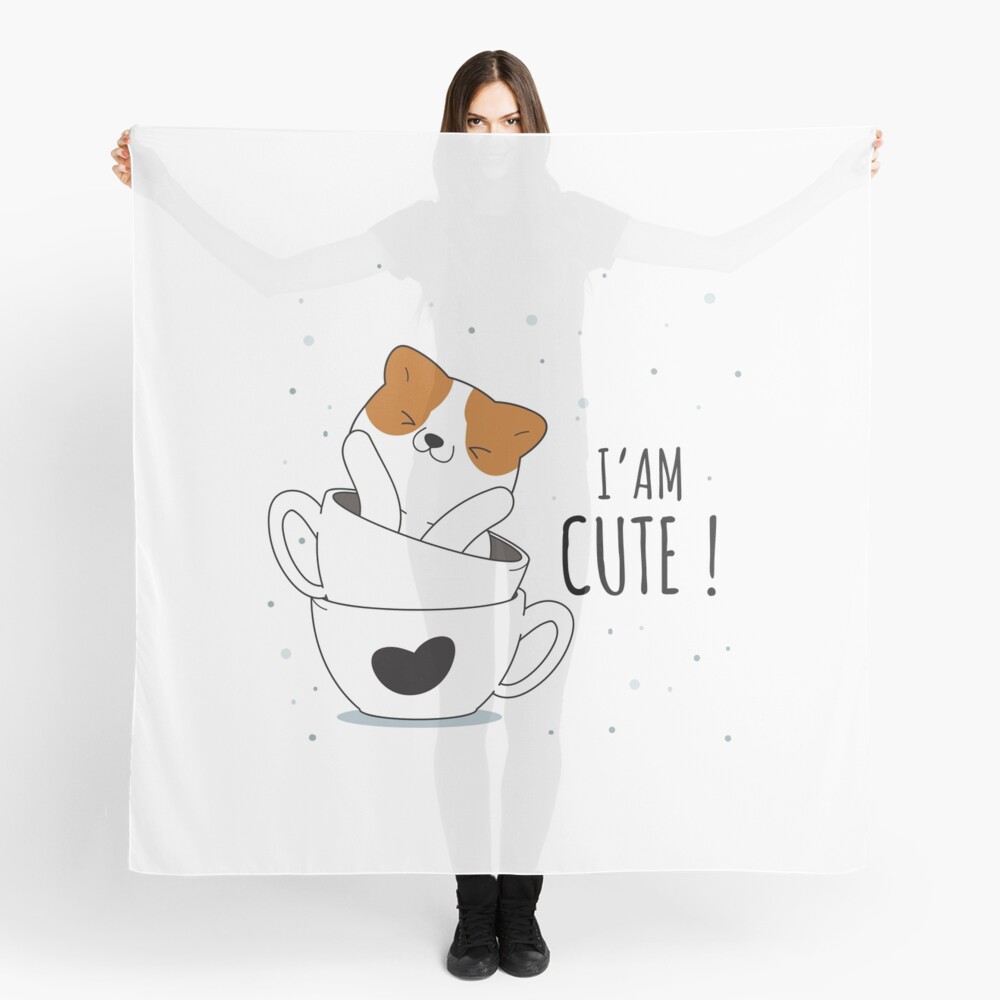 Cute Sunshine Scarf - cute pet design by HackerLooks