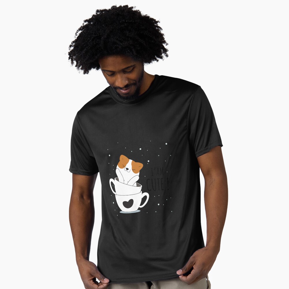 Cute Sunshine Active T-Shirt - cute pet design by HackerLooks