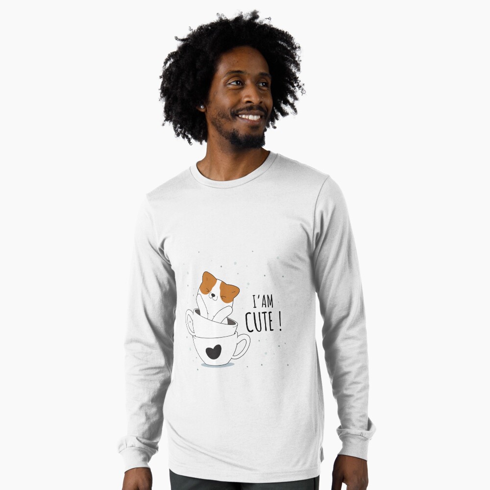 Cute Sunshine Long Sleeve T-Shirt - cute pet design by HackerLooks