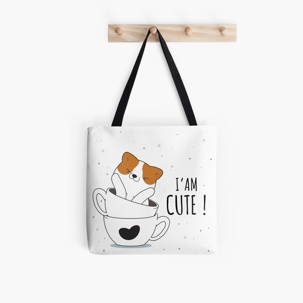 Cute Sunshine All Over Print Tote Bag - cute pet design by HackerLooks
