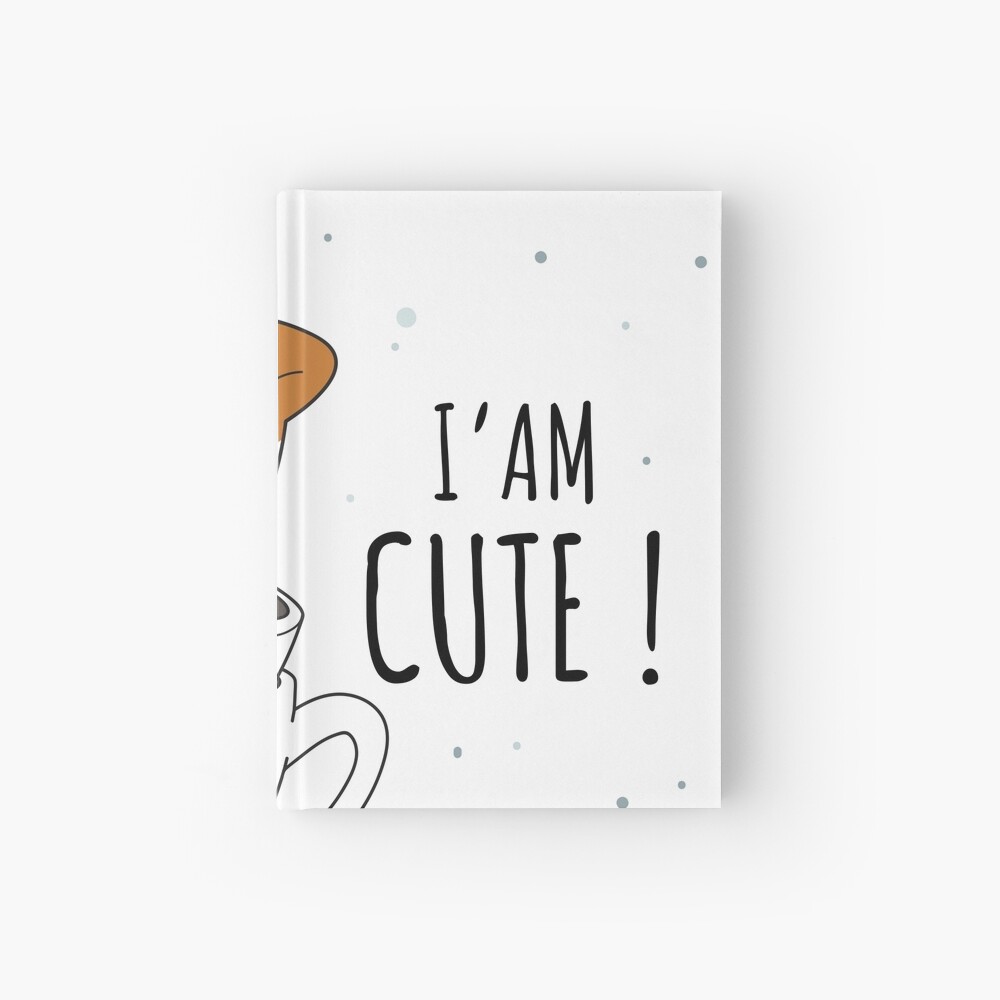 Cute Sunshine Hardcover Journal - cute pet design by HackerLooks