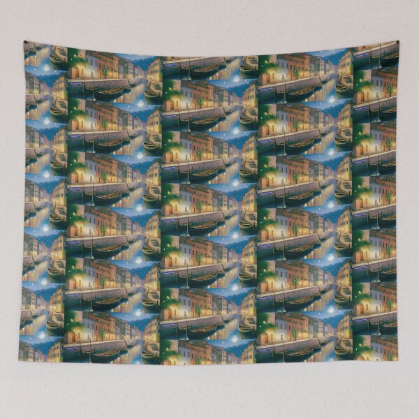 Item preview, Moonlit 1920 Venice serenade #vintageoldies music playing in another room #musicfromanotherroom graphic design designed and sold by ItsAKinkThing.
