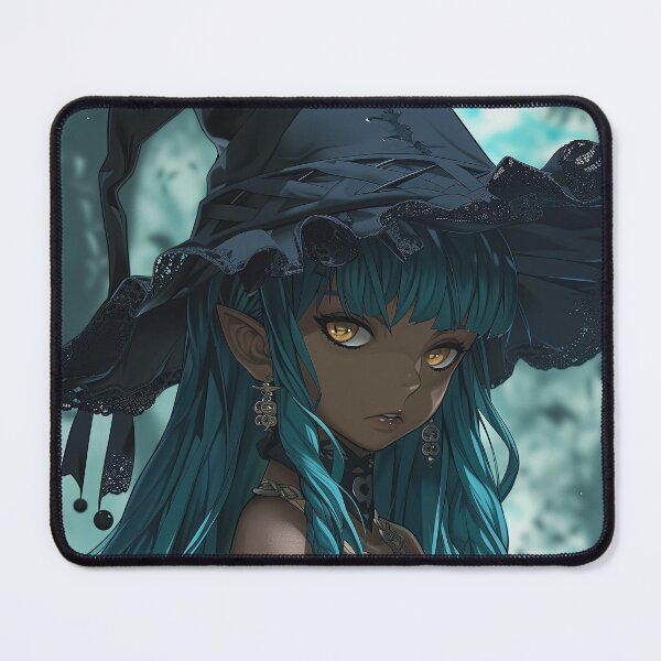 Item preview, Black Mage Anime Girl designed and sold by smcdigitalart.