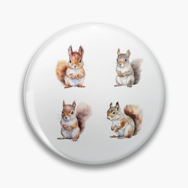 Item preview, Cute Watercolor Baby Squirrels designed and sold by TheAnimalZ00.