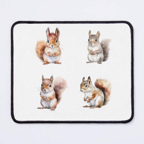 Item preview, Cute Watercolor Baby Squirrels designed and sold by TheAnimalZ00.