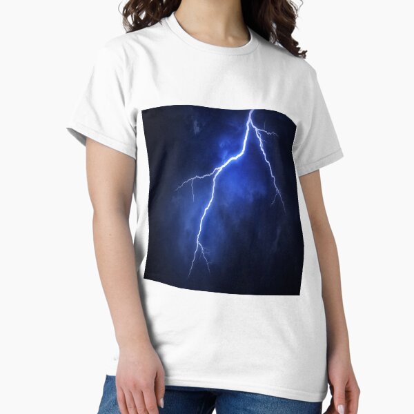 Item preview, Lightning. Blue & white. designed and sold by Calimon.