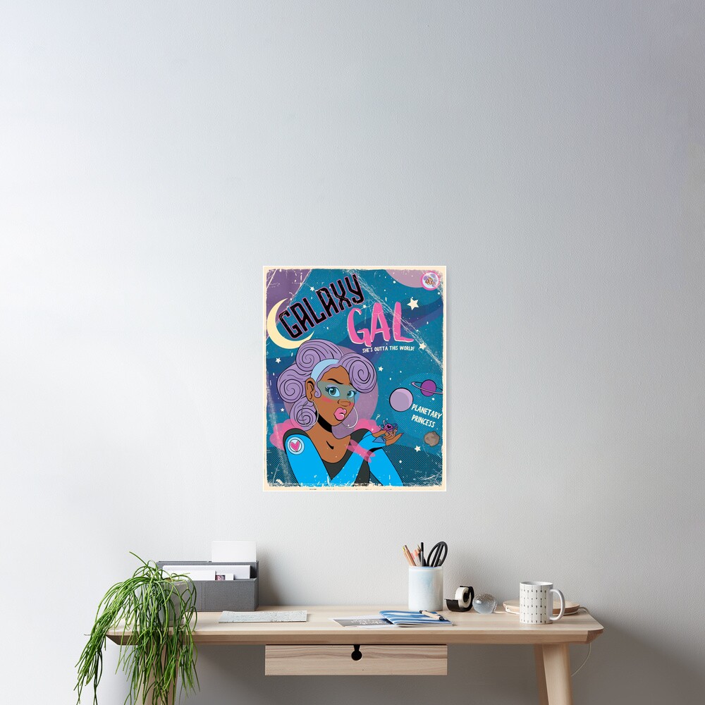 Galaxy Gal Poster