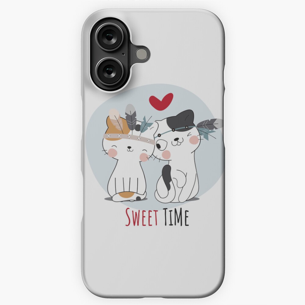 Sweet Time Cats :D iPhone Snap Case - cute pet design by HackerLooks