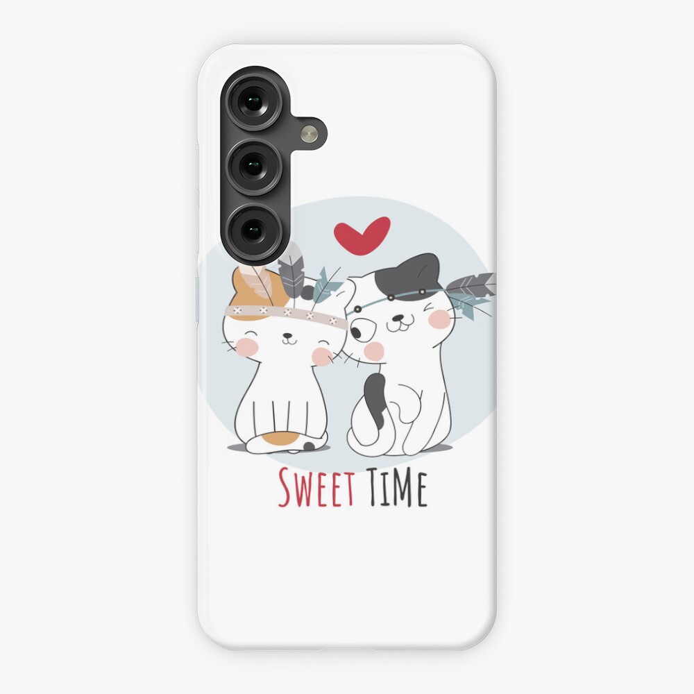 Sweet Time Cats :D Samsung Galaxy Snap Case - cute pet design by HackerLooks