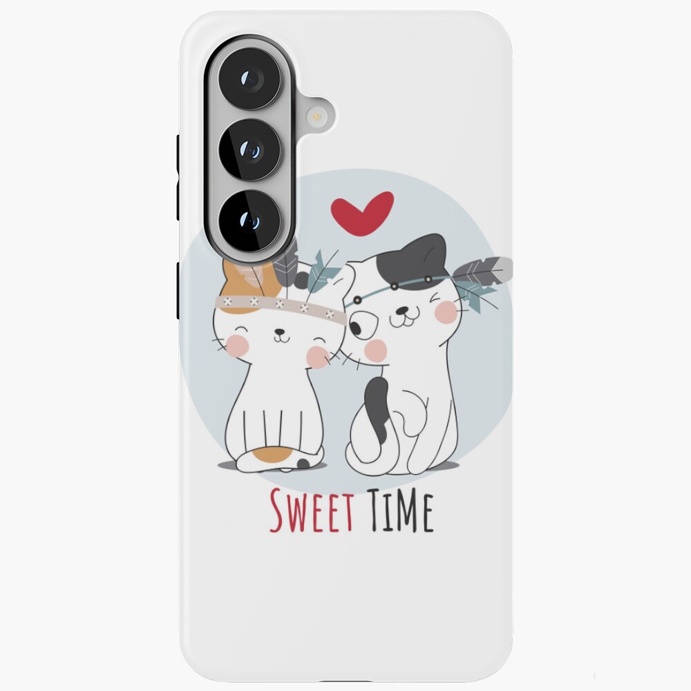 Sweet Time Cats :D Samsung Galaxy Tough Case - cute pet design by HackerLooks