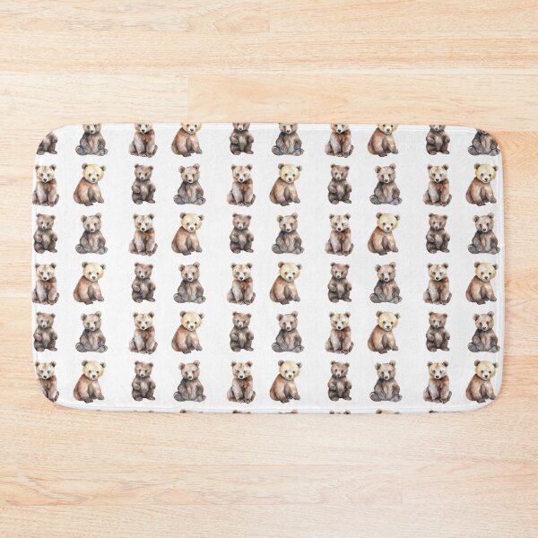 Item preview, Cute Watercolor Bear Cubs designed and sold by TheAnimalZ00.