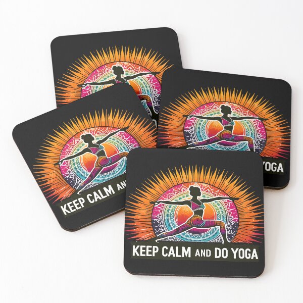 Item preview, Sunrise Yoga Bliss: Keep Calm and Do Yoga designed and sold by RaveNamaste.