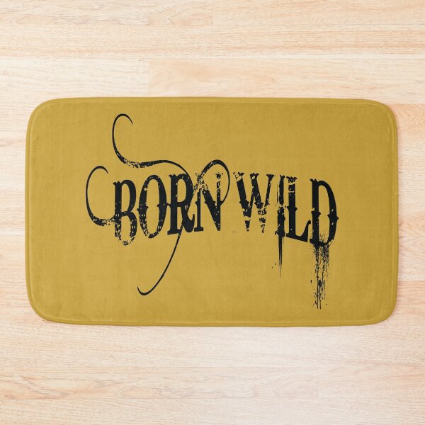 Item preview, Born Wild (Black) Edgy Typographic Design designed and sold by douglasnorth321.