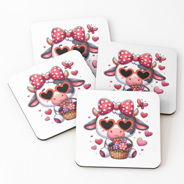 Item preview, Cute Valentines Day Cow designed and sold by TheAnimalZ00.