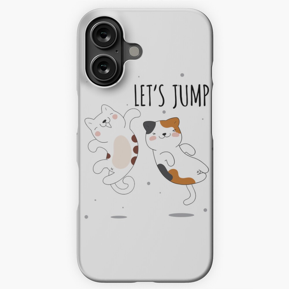 Let's Jump Cats :D iPhone Snap Case - cute pet design by HackerLooks
