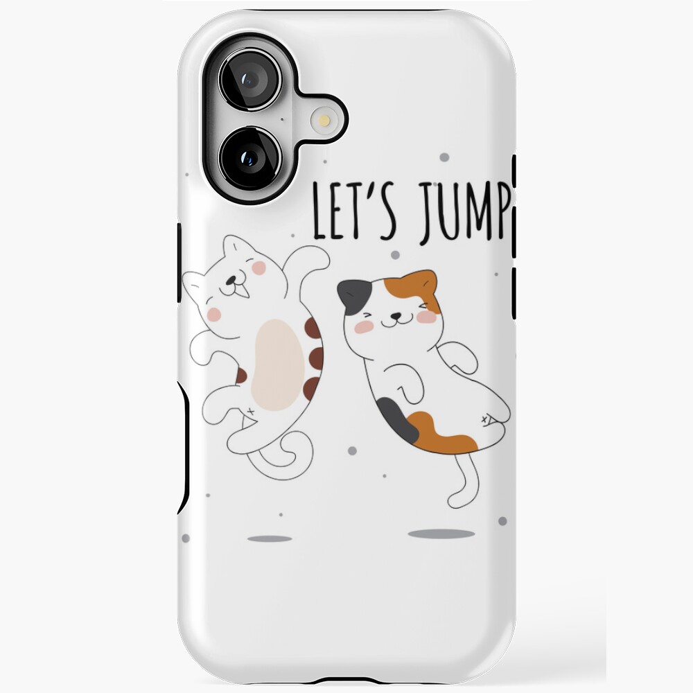 Let's Jump Cats :D iPhone Magsafe Tough Case - cute pet design by HackerLooks