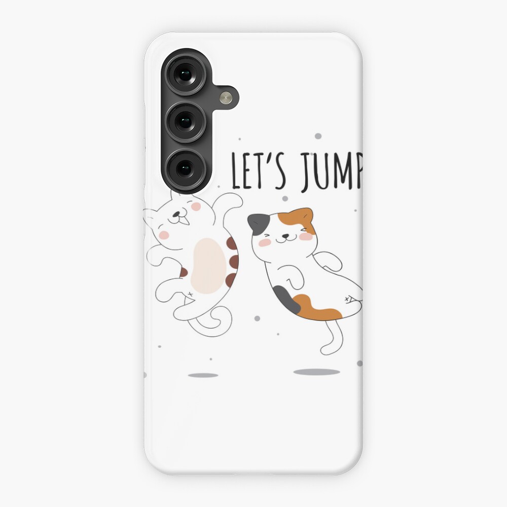 Let's Jump Cats :D Samsung Galaxy Snap Case - cute pet design by HackerLooks