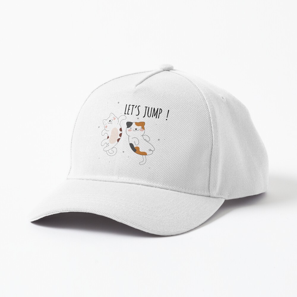 Let's Jump Cats :D Baseball Cap - cute pet design by HackerLooks