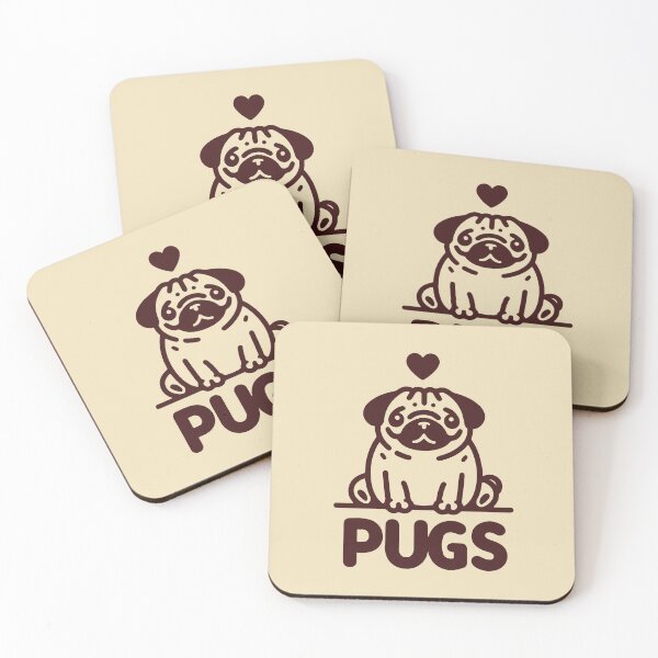 Item preview, Loving pugs designed and sold by Capi-Mau.