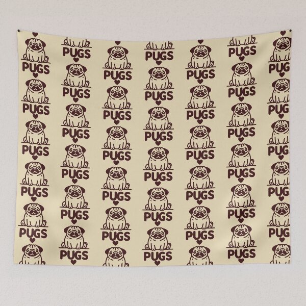 Item preview, Loving pugs designed and sold by Capi-Mau.