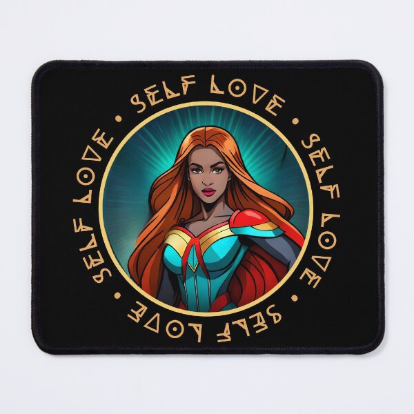 Item preview, Superhero Woman Self Love Rainbow Melanin Warrior Yellow designed and sold by Melan Designs.