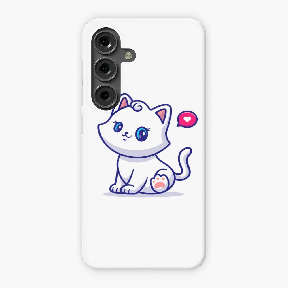 Cute Kitten Samsung Galaxy Snap Case - cute pet design by HackerLooks