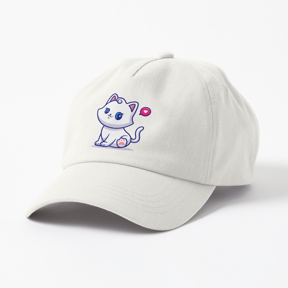 Cute Kitten Dad Hat - cute pet design by HackerLooks