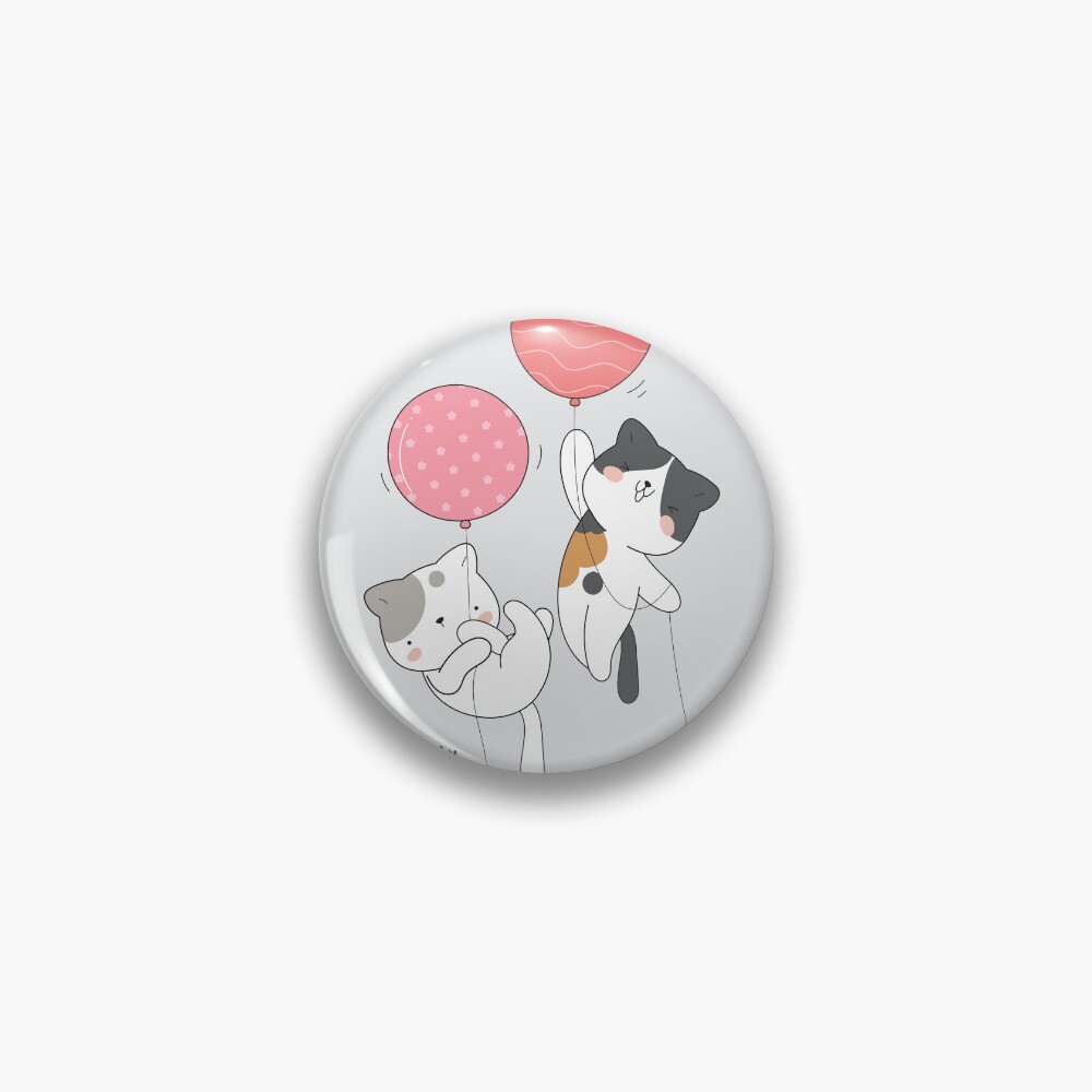 Have a Nice Day .. Cats Pin - cute pet design by HackerLooks