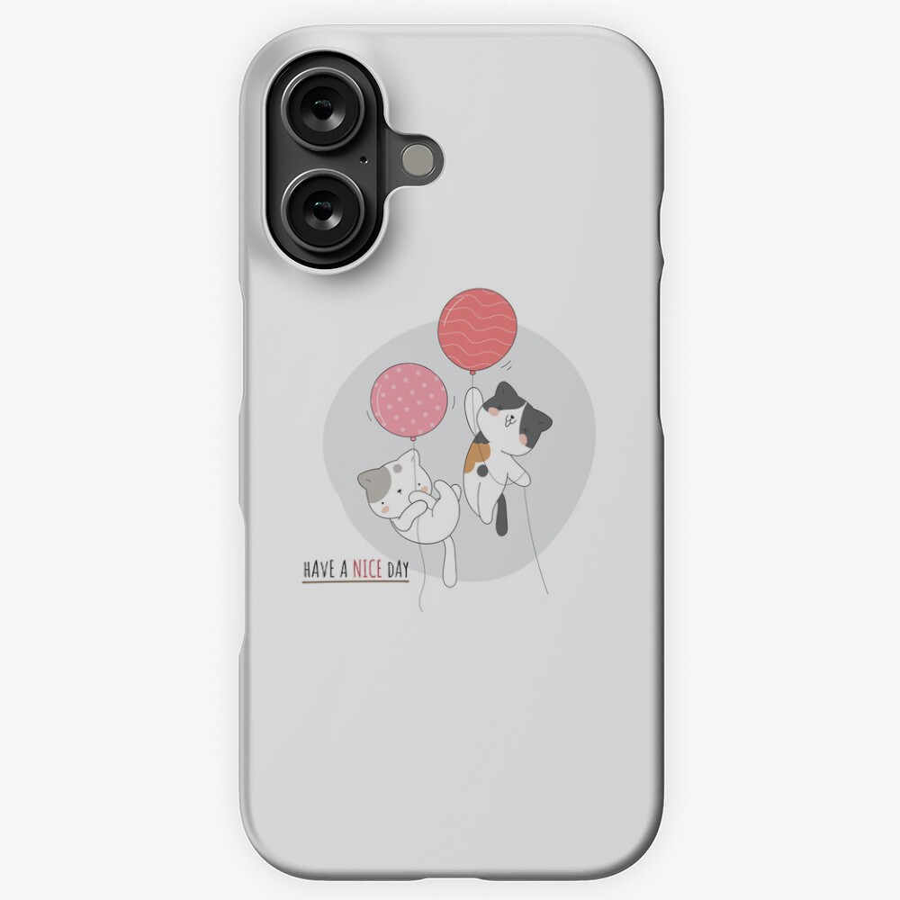 Have a Nice Day .. Cats iPhone Snap Case - cute pet design by HackerLooks