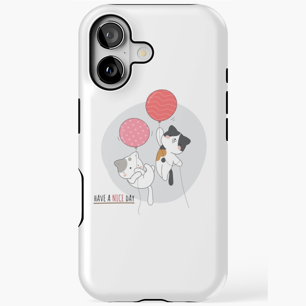Have a Nice Day .. Cats iPhone Magsafe Tough Case - cute pet design by HackerLooks