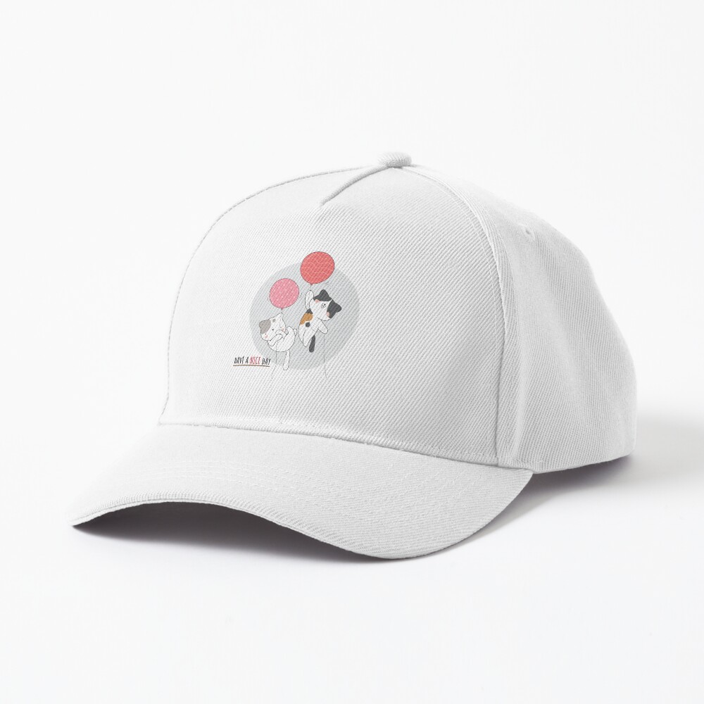Have a Nice Day .. Cats Baseball Cap - cute pet design by HackerLooks