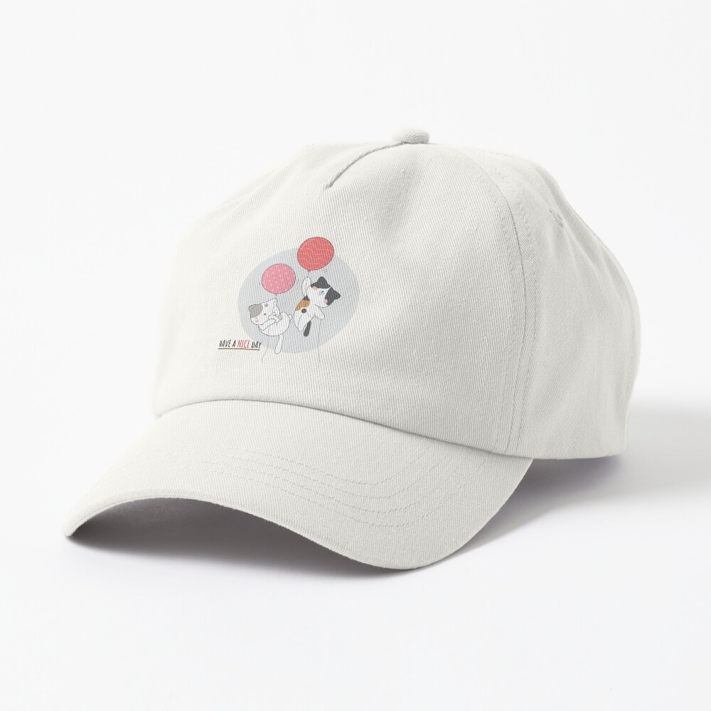 Have a Nice Day .. Cats Dad Hat - cute pet design by HackerLooks