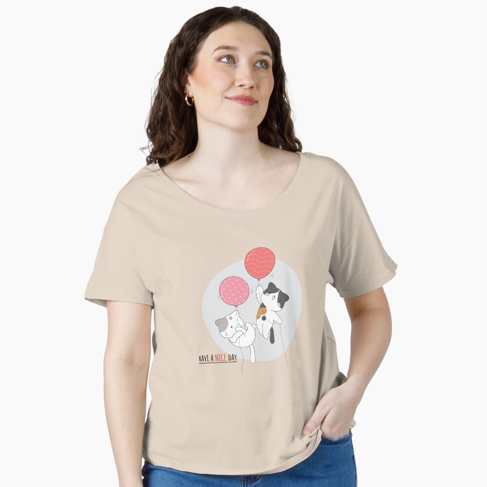 Have a Nice Day .. Cats Relaxed Fit T-Shirt - cute pet design by HackerLooks