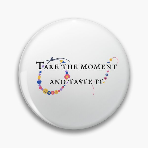 Item preview, Take the moment and taste it friendship bracelet sticker designed and sold by EnchantAtelier.