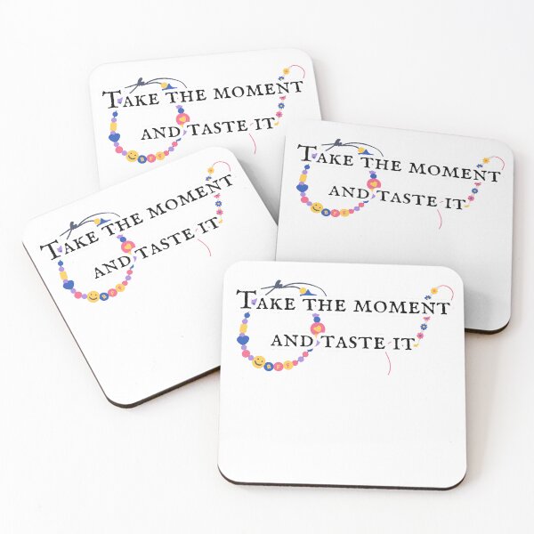 Item preview, Take the moment and taste it friendship bracelet sticker designed and sold by EnchantAtelier.