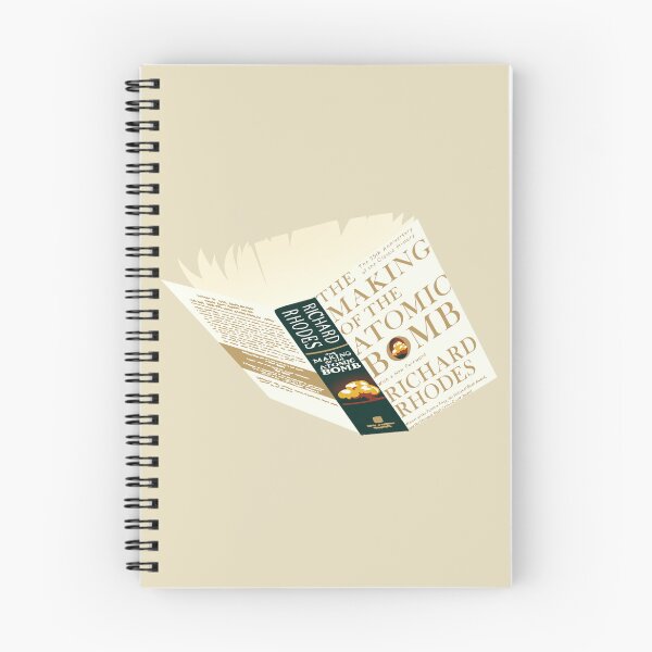 Item preview, The Making of the Atomic Bomb book sprawled open designed and sold by House of Leaves & others.