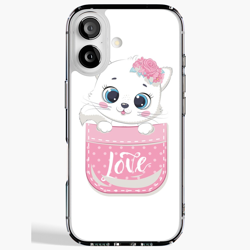 Super Cute iPhone Soft Case - cute pet design by HackerLooks