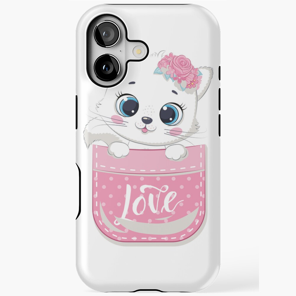 Super Cute iPhone Magsafe Tough Case - cute pet design by HackerLooks