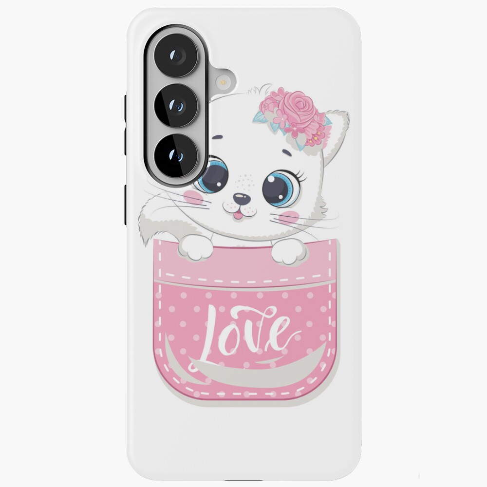 Super Cute Samsung Galaxy Tough Case - cute pet design by HackerLooks