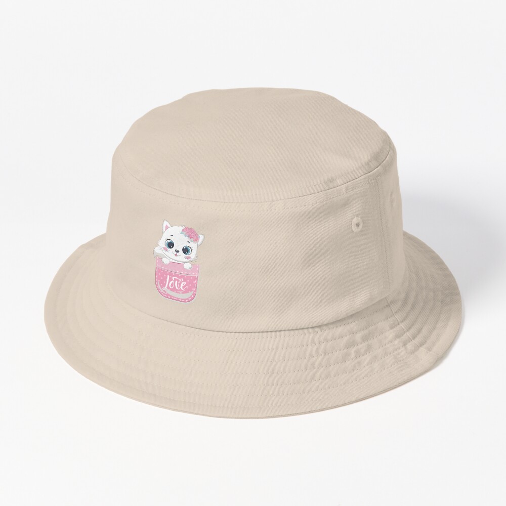 Super Cute Bucket Hat - cute pet design by HackerLooks