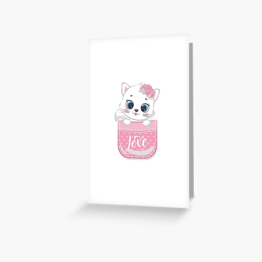 Super Cute Greeting Card - cute pet design by HackerLooks