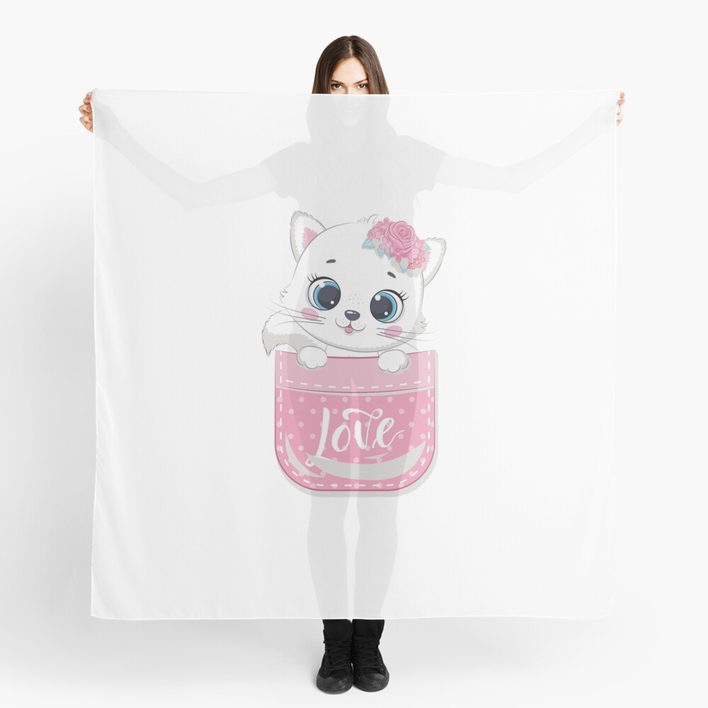 Super Cute Scarf - cute pet design by HackerLooks