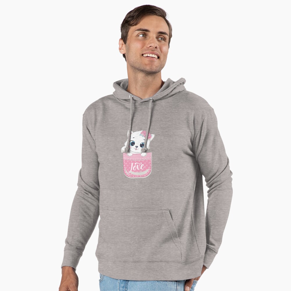 Super Cute Lightweight Hoodie - cute pet design by HackerLooks