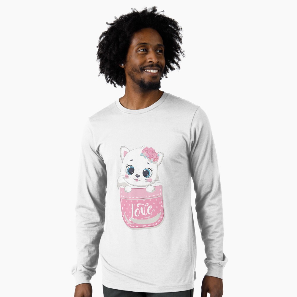 Super Cute Long Sleeve T-Shirt - cute pet design by HackerLooks
